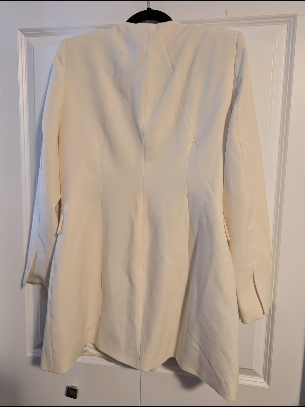 Zara Cream Blazer Dress - Picture 4 of 7